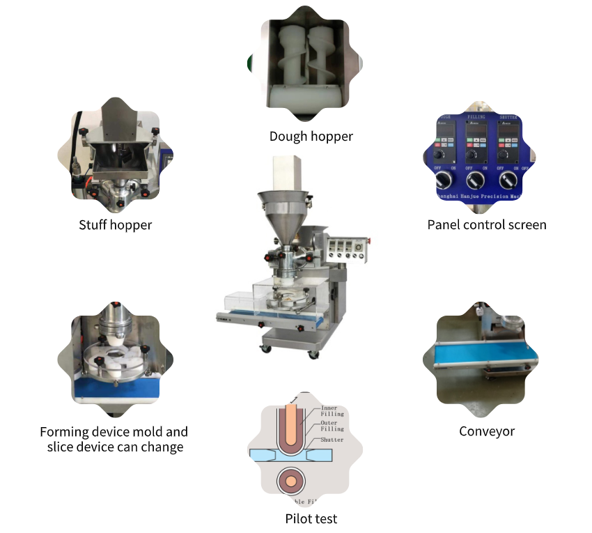 HJ-001 CE certificated forming and encrusting machine kubba machine desktop encrusting kibbeh machine