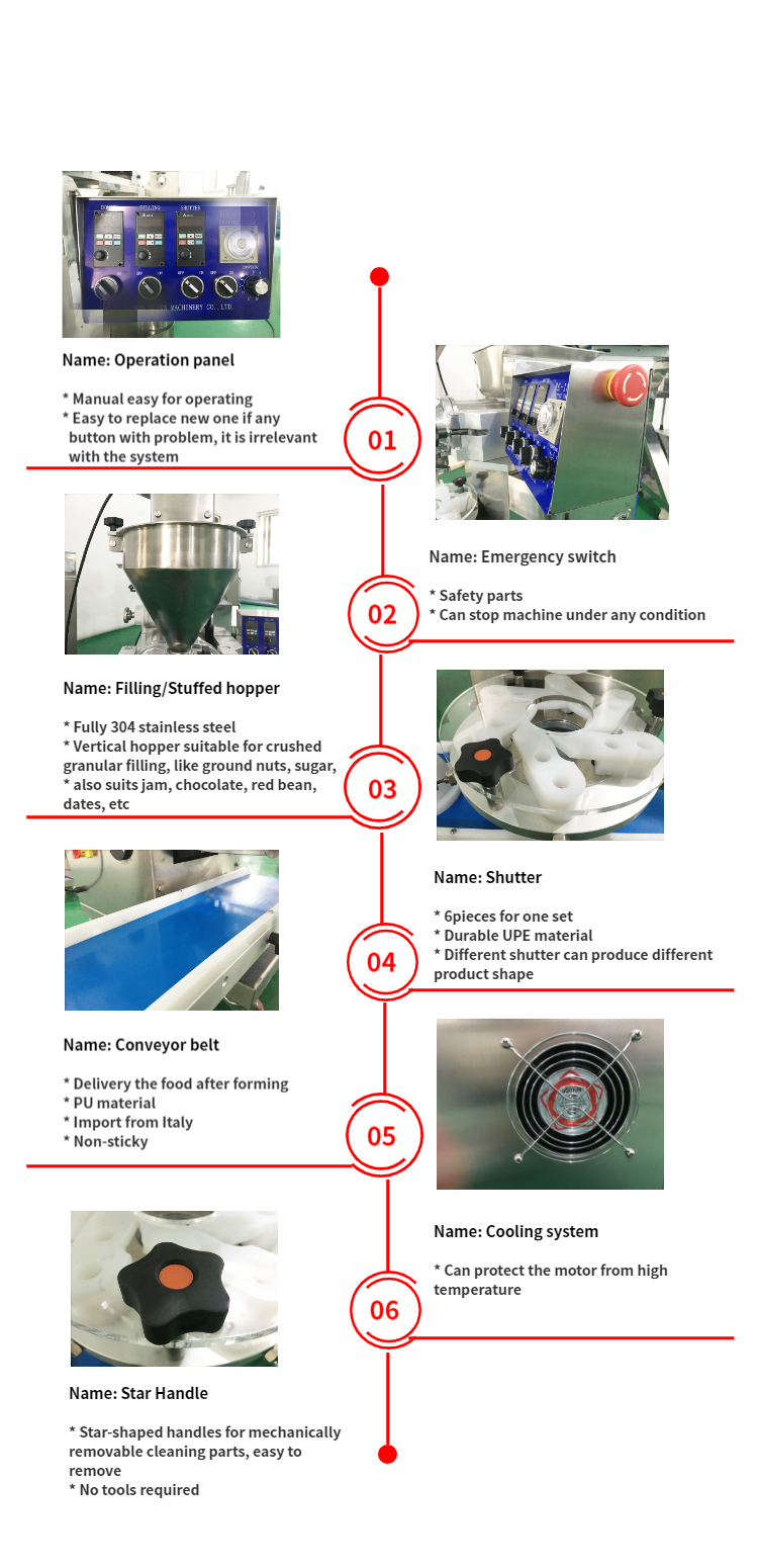 HJ-001 CE certificated forming and encrusting machine kubba machine desktop encrusting kibbeh machine