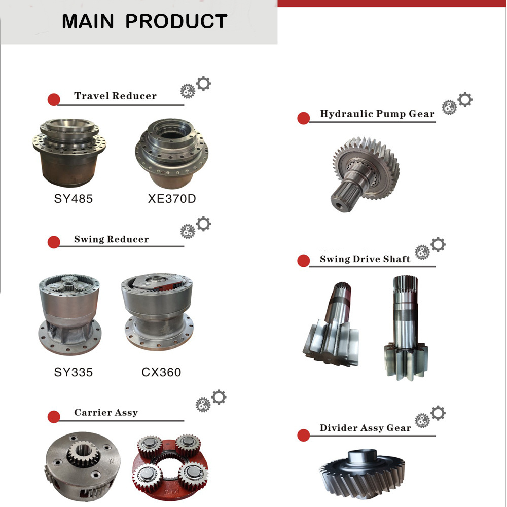 AX30-2 Construction Machinery Parts Transmission Gear Mini Travel 1st Prop Shaft for airman AX30-2