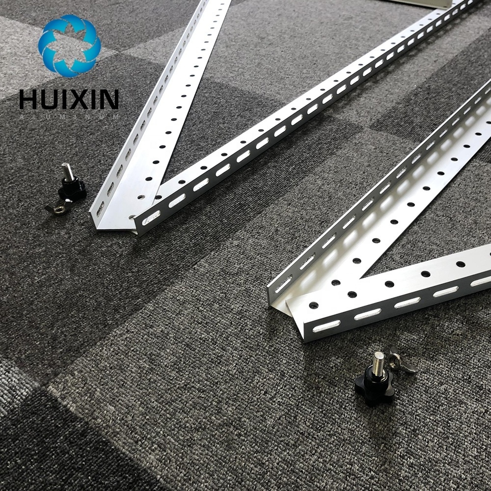 Triangle Adjustable Solar Panel Roof Mounting Tracking System Brackets Solar Aluminium Angle Rail