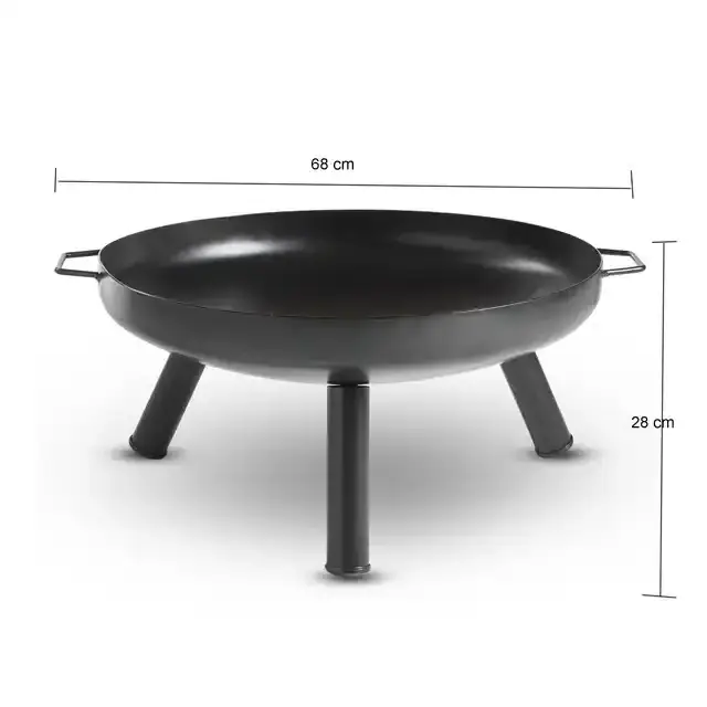 High Quality metal Wood burning simple heater portable round bowl smokeless brazier mini Fire Pit Bowl for Outdoor