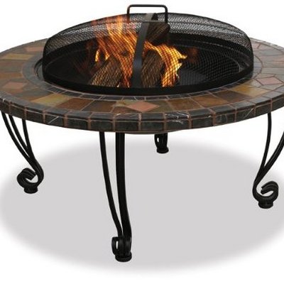 New Design wood burning Natural Stone concrete brazier with bbq grill outdoor garden fire pit for patio