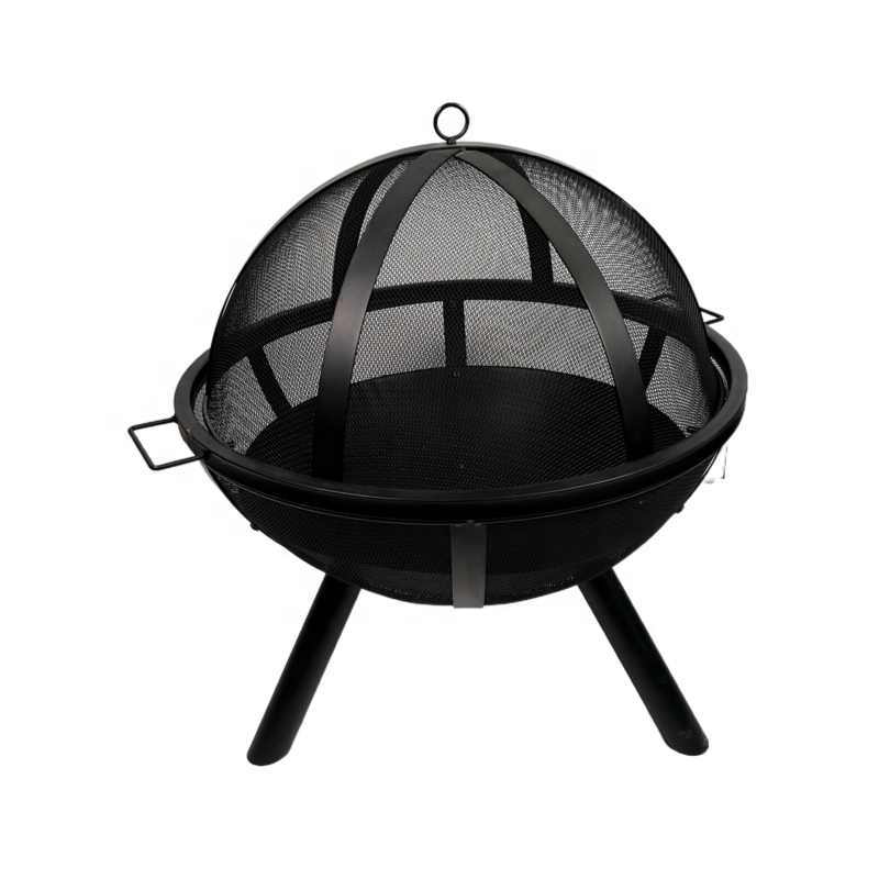 High Quality Garden Wood Burning Ball Shaped Cast Iron Tabletop Fire Pit Smokeless Metal Bonfire Stove Outdoor Fire Pits