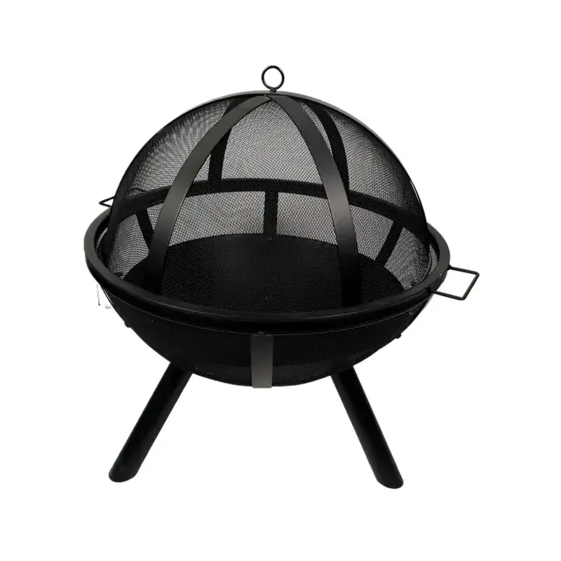 Special Offer 24 inch wood burning Ball Shaped cast iron smokeless metal fire pit for garden outdoor