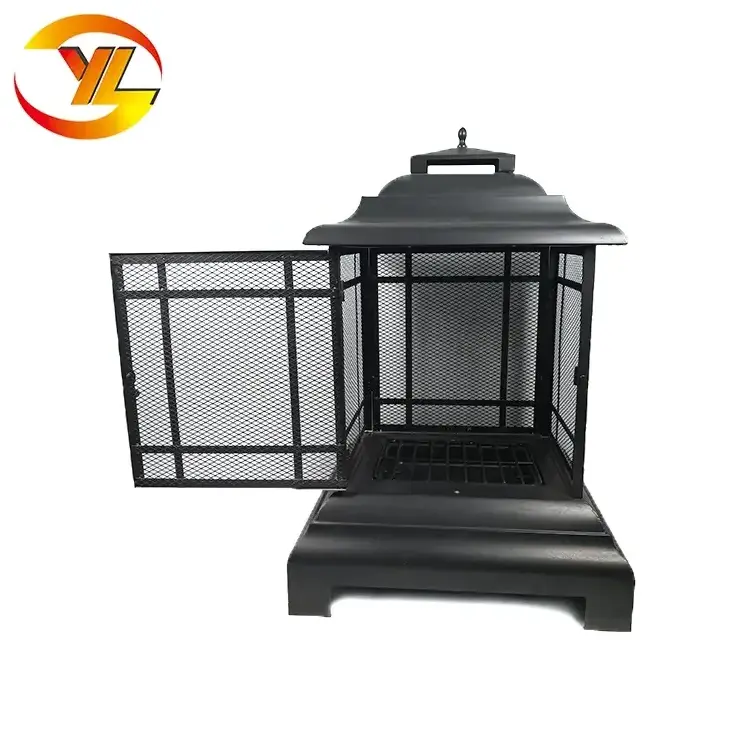 Garden patio metal outdoor  fire pit bowl wood burning portable smokeless Backyard Balcony brazier stove fireplace