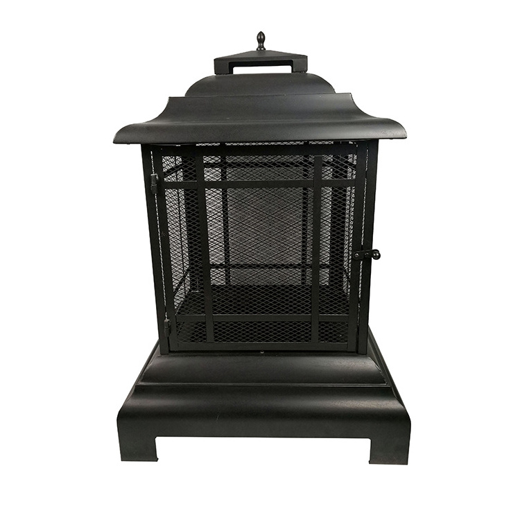 High Quality backyard Heating Large metal fireplace wood burning bonfire smokeless fire pit for outdoor patio