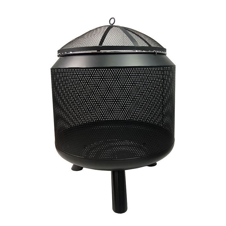 Genuine camping smokeless portable mini metal Iron Bucket wood burning cast iron outdoor fire pit for garden