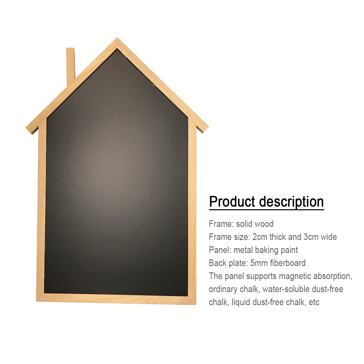 House modeling blackboard chalk board magnetic absorption hanging children's graffiti message teaching blackboard