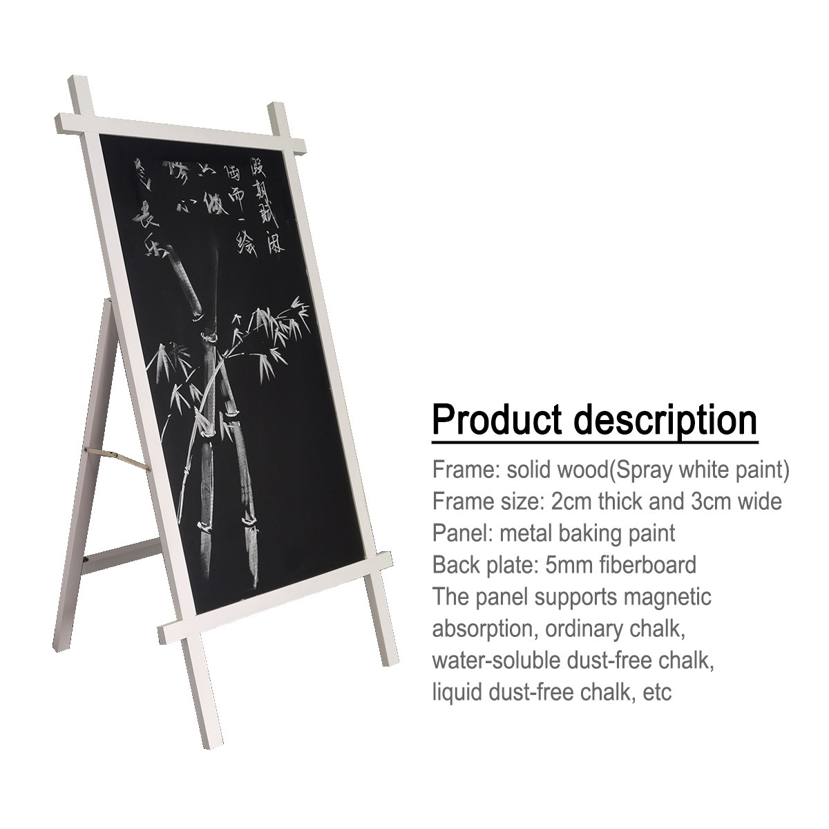 Stand vertical blackboard chalk board advertising board message publicity blackboard drawing board personalized design