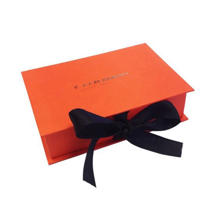 Factory wholesale custom Lipstick Cosmetic Perfume Flower Festival orange gift box packaging