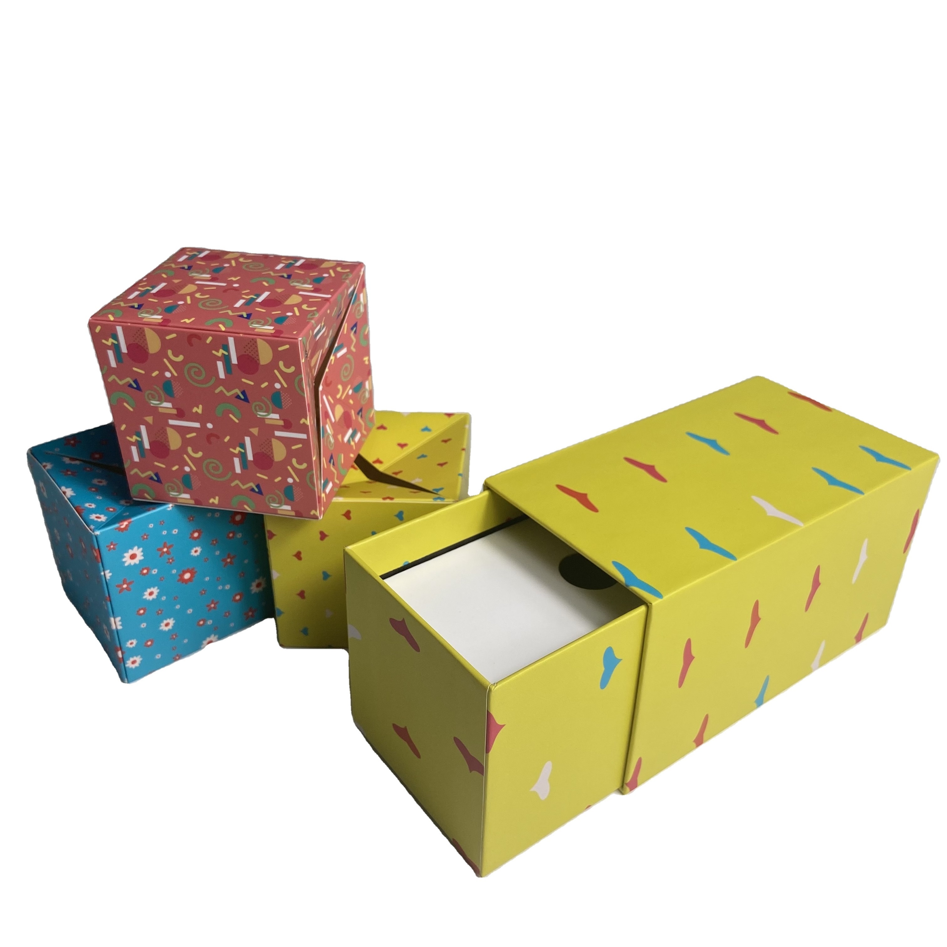 Customized Mystery Exploding Surprise Bomb Money Box  Bouncing drawer Boxes Album Card Valentine Confetti Gift Pop Up Box