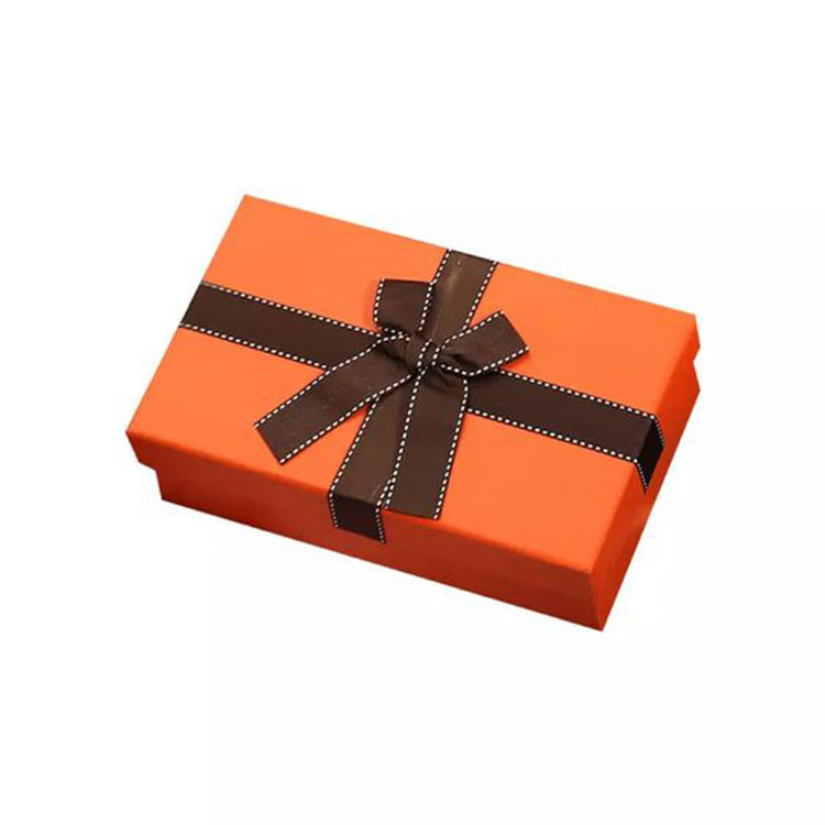 Factory wholesale custom Lipstick Cosmetic Perfume Flower Festival orange gift box packaging