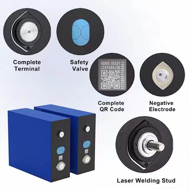 OEM/ODM 3.2V 12V 24V 48V LiFePo4 Battery 50Ah 105Ah 202Ah 280Ah 304Ah Prismatic Lithium Iron Grade A Brand New for Solar System