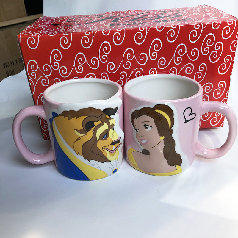 New Trend Style Mr and Mrs Mugs Ceramic Cups  the Prince and the Princess Couple Coffee Mugs Gift Sets