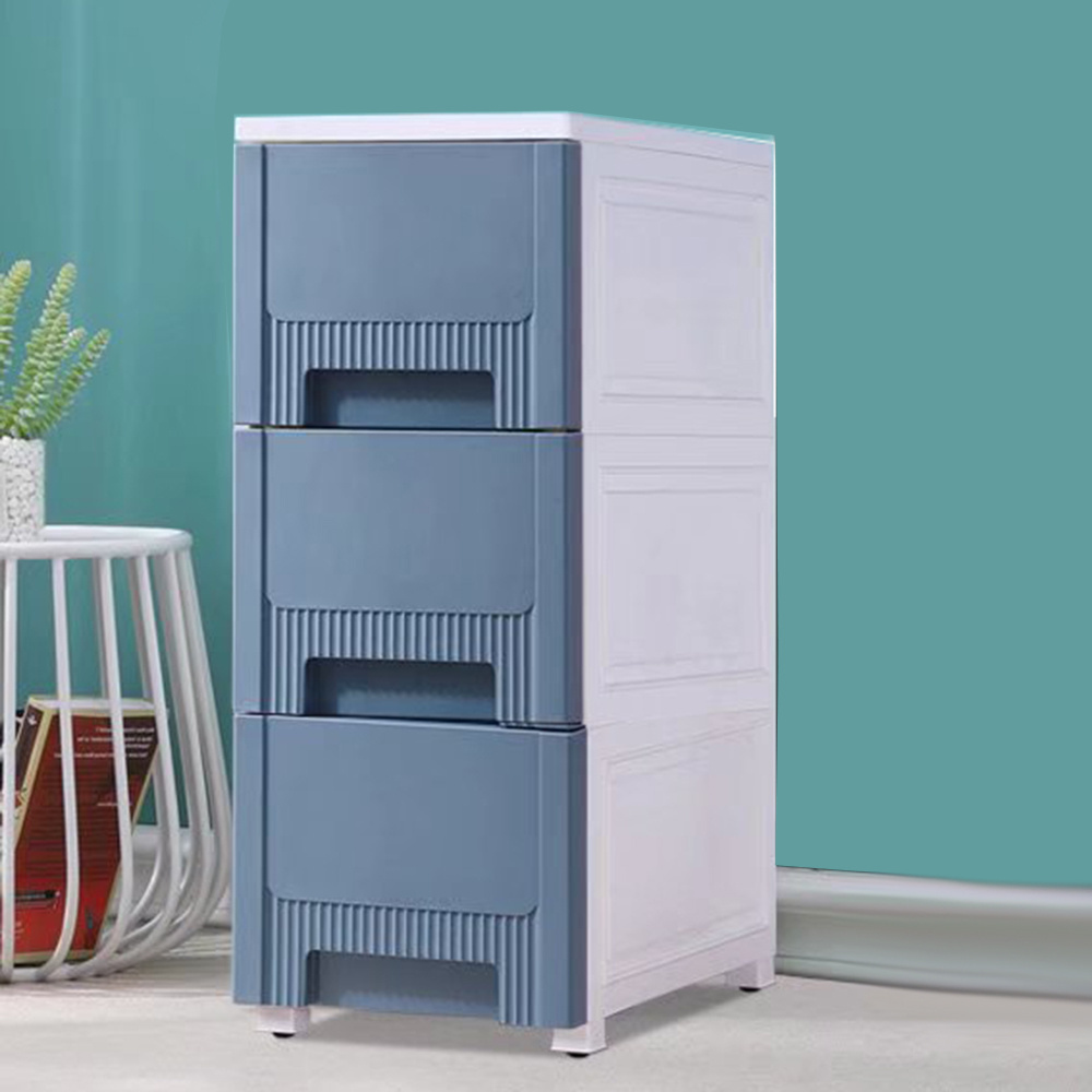 Modern Home Furniture 28cm Narrow Dresser Storage Tower with 4 Drawers Vertical Slim Storage Dresser for Bedroom