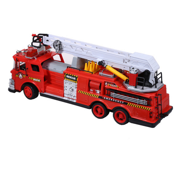 Rechargeable Plastic Remote Control Toy Fire Truck