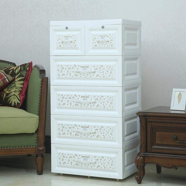 5 Layer cloth wardrobe cabinet portable wardrobe with wheels