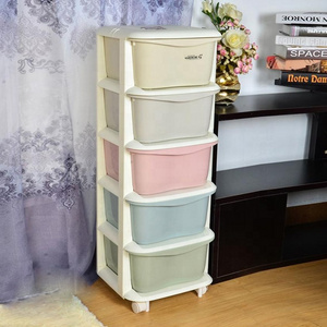 36cm Macarons colors living room organizer storage 5 drawer tower