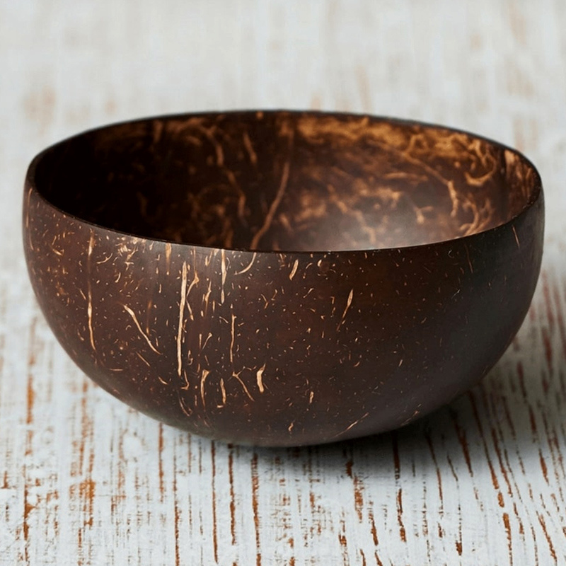 100% Natural Coconut Shell Bowl Good High Quality HOT SELLING HAND MAKE COCONUT BOWL/ COCONUT VIETNAM +84 339 337 317 Ms. Hana