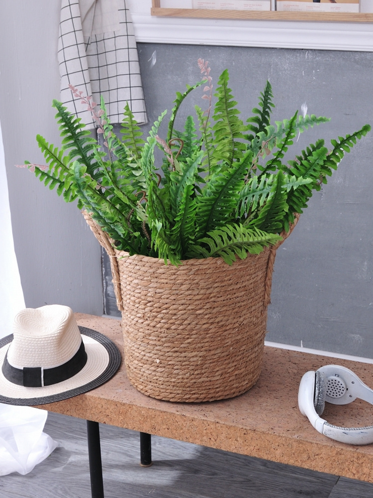 2019 New Popular Modern Seagrass Wicker Flower Pot Plant Decorative Storage Basket