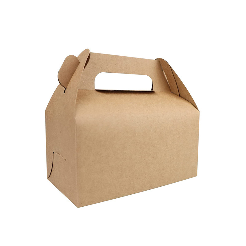 Custom Brown Kraft White Cardboard Hotdog Sandwich Snack Food packaging Kraft  Contained Paper Shipping Box