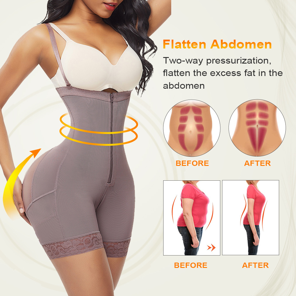 5XL stage 2 3 postpartum HEXIN Fajas Reductoras Body Shaper Post Parto Surgery  Slimming Butt Lifter shapewear for women bodysuit