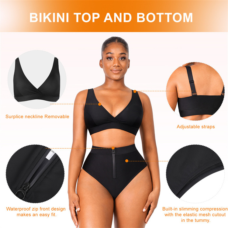 Custom Shapewear Swimsuit Swimwear Beachwear with Logo Women Fitness Swimwear Beachwear HOT SALE 2023 Wholesale Sexy Bikini