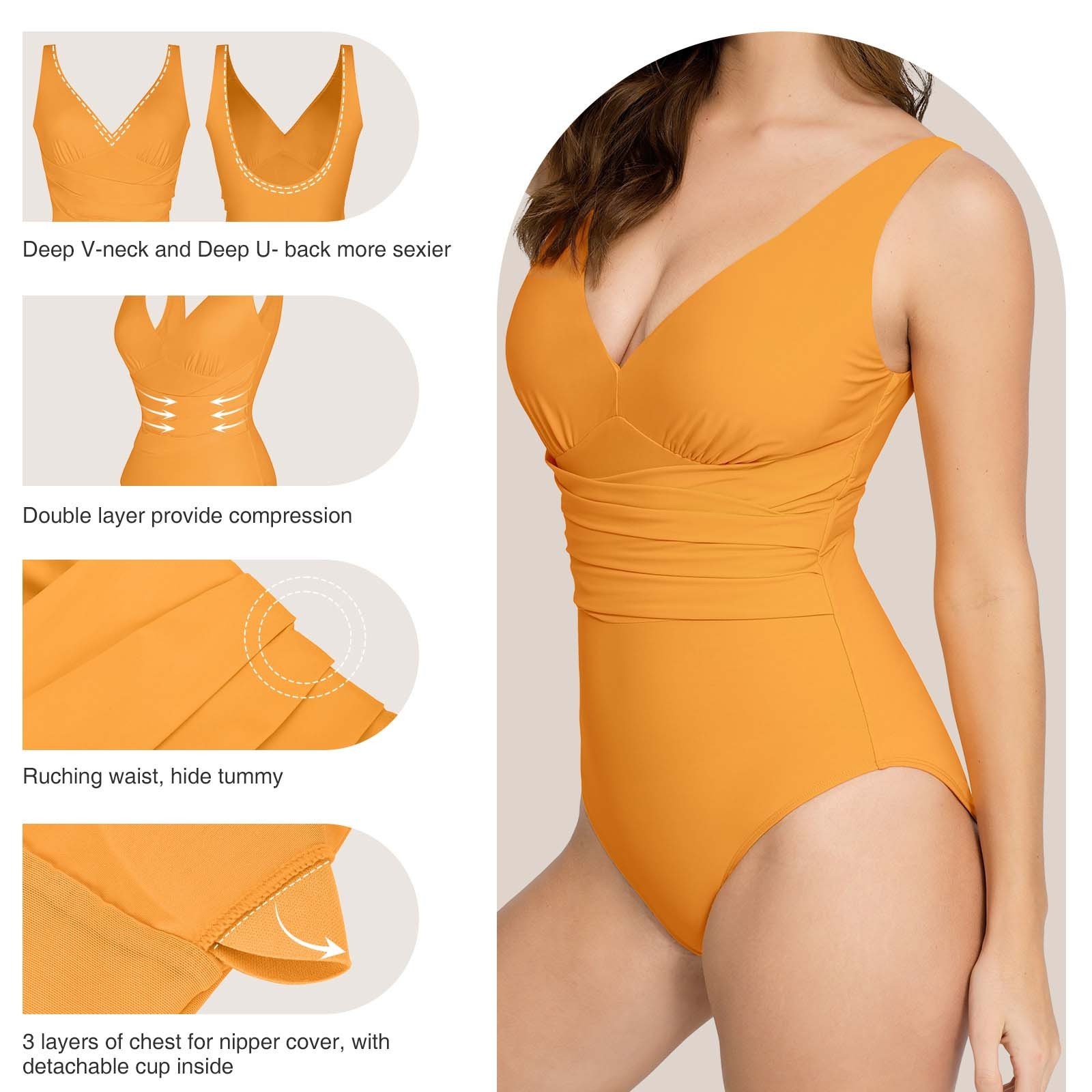 Bikinis Shapewear Swimsuits Wholesale Women One Piece Sexy for Women Bikini Digital Print Adults Solid Plus Size Swimwear S/M/L