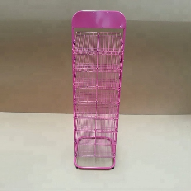 Freestanding Nail polish metal display stand