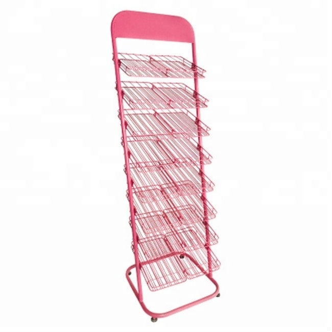 Freestanding Nail polish metal display stand