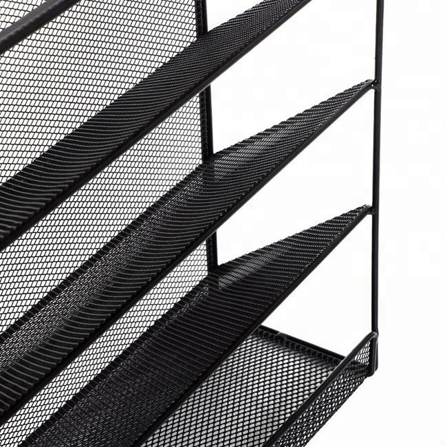 Metal mesh Literature Rack Organizer Magazine Rack Holder