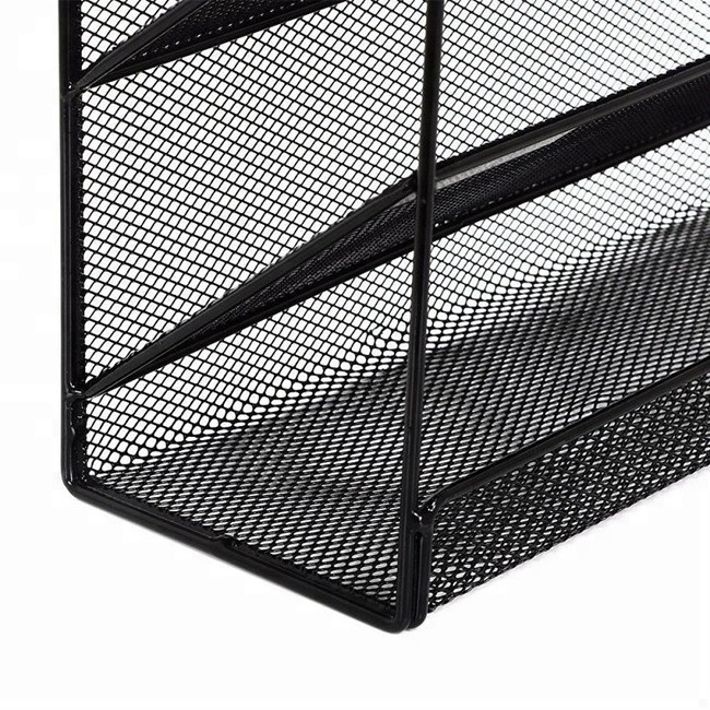 Metal mesh Literature Rack Organizer Magazine Rack Holder