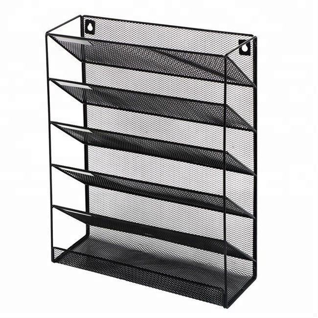 Metal mesh Literature Rack Organizer Magazine Rack Holder