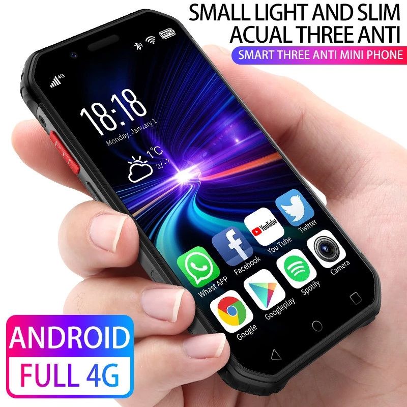 SOYES S10 Waterproof Mini Smartphone Walkie talkie NFC 3GB 32GB 64GB 4G LTE 3'' Fingerprint 5MP Rugged Small Phone PK Melrose XS