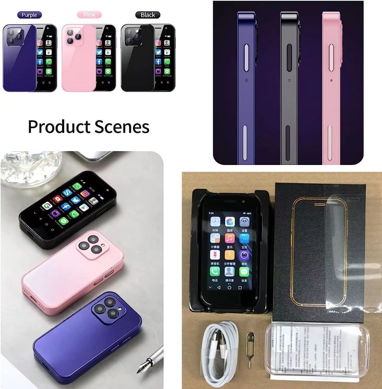 2023 New Arrival mini Mobile phones SOYES 14 Pro Global version soyes mini phone 3.0 inch Android 4G cell phones smartphones