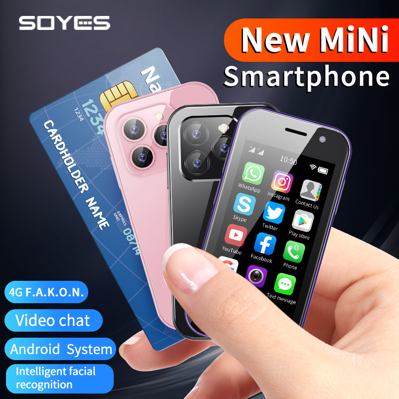 2023 New Arrival mini Mobile phones SOYES 14 Pro Global version soyes mini phone 3.0 inch Android 4G cell phones smartphones