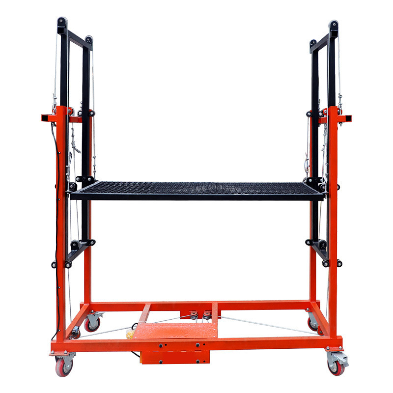 2-8M 500KG Mobile Electric Lifting Scaffold Tracked Boom Lift Stair Lift For Home Suspended Platform