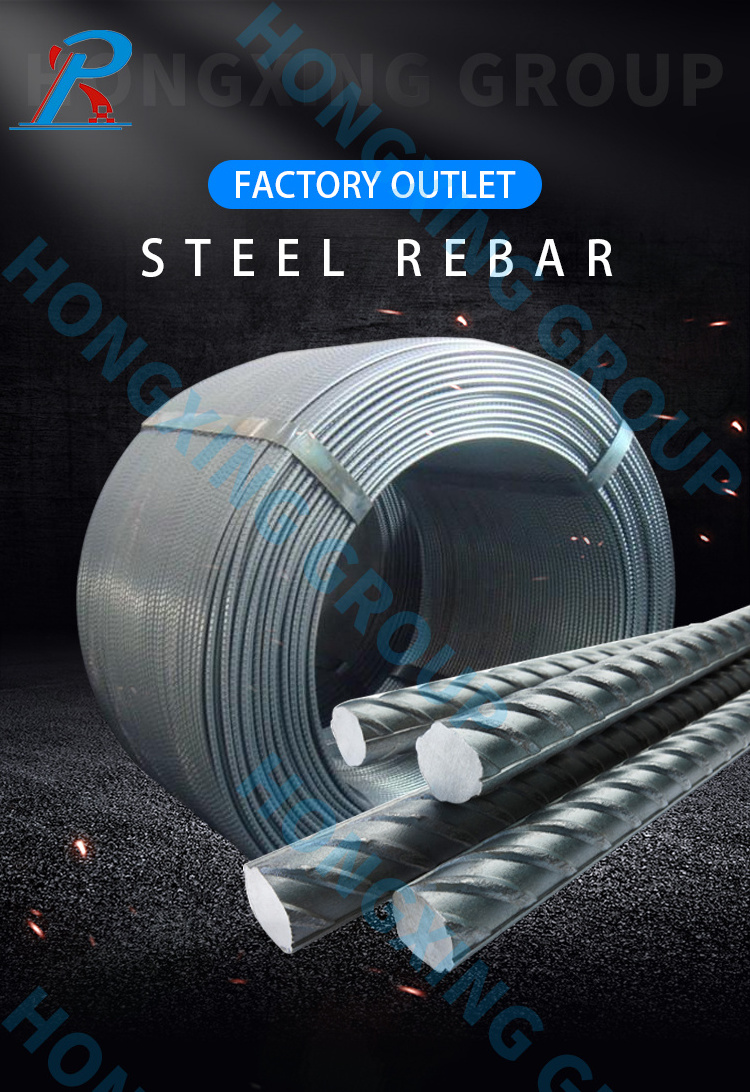 steel rebars in bundles 6mm 8mm 10mm 12mm 16mm 20mm Hot Rolled Deformed Steel Bar Rebar Iron Rod Construction Rebar Steel