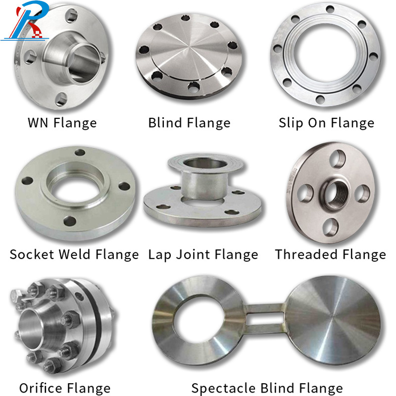 DN50 DN65 Flange Carbon Stainless Steel Flange Integral Weld neck Slip on Socket weld LAP joint Threaded Blind Orifice Flange