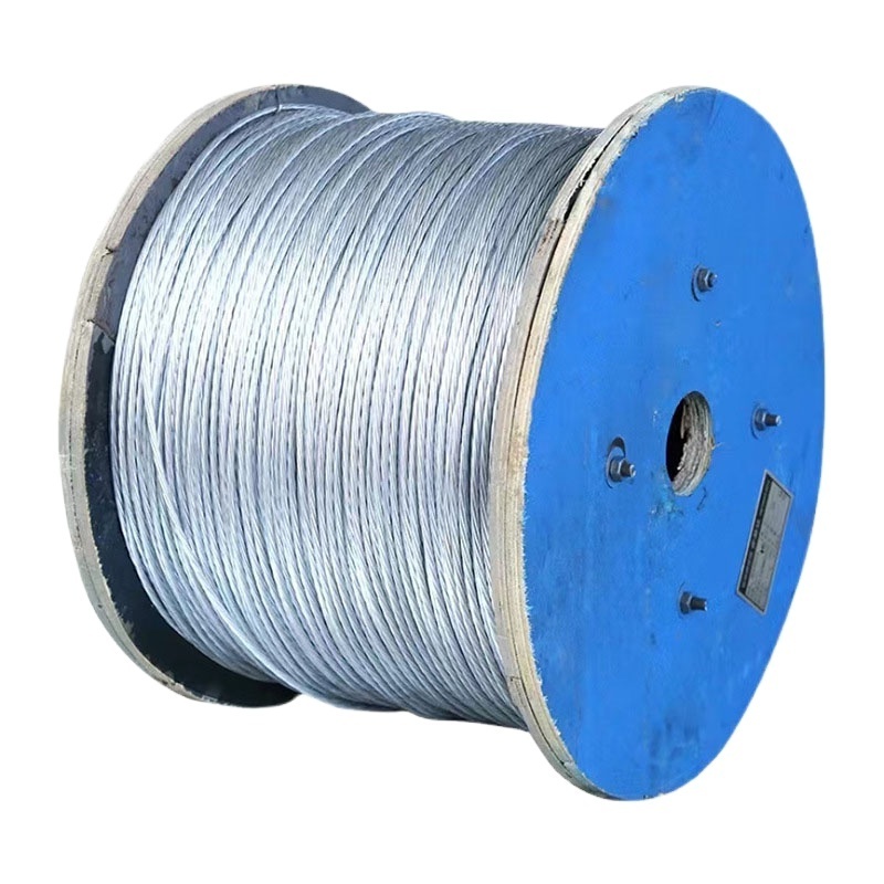 Lifting Cable 8*19S+IWRC Elevator Steel Wire Rope High Carbon Galvanized Steel Wire Rope for Crane