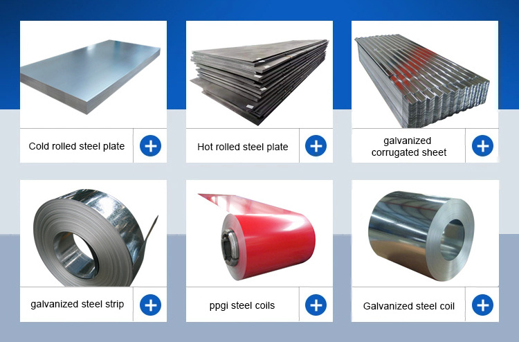 Sheet Coil Galvanized Steel Sheet Dx51d Z275 Metal CRC HRC PPGI DC51 SGCC Hot Dipped Gi Steel G90