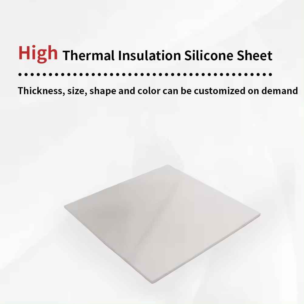 High temperature resistant silicone gasket Rubber pad Phase Change Materials Thermal Pad Thermal insulators for battery