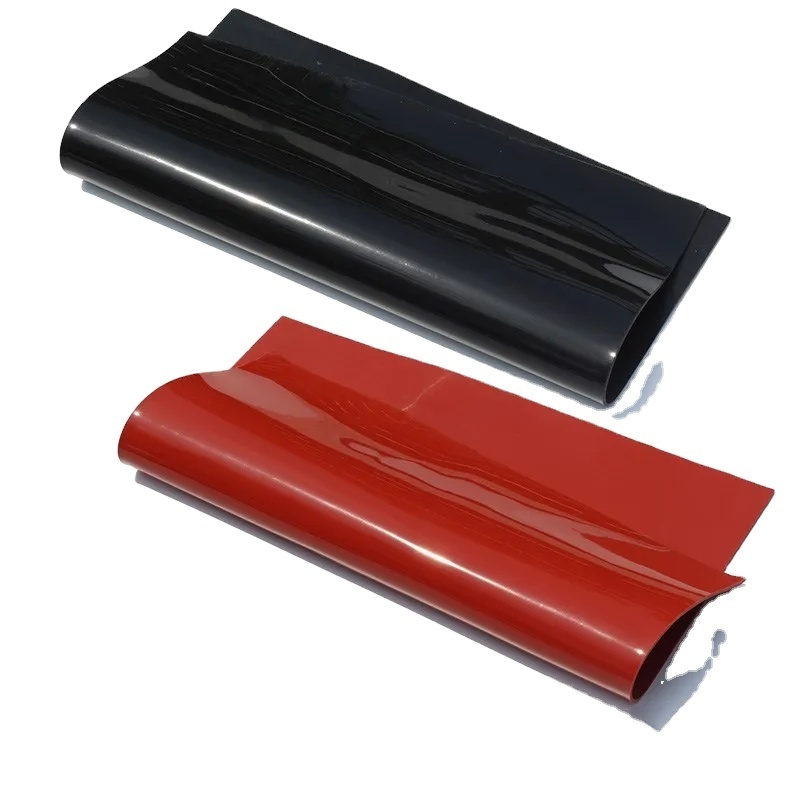 1mm/2mm Red/Black Silicone Rubber Sheet 250X250mm Black Silicone Sheet, Rubber Mat, Silicone Sheeting for Heat Resistance