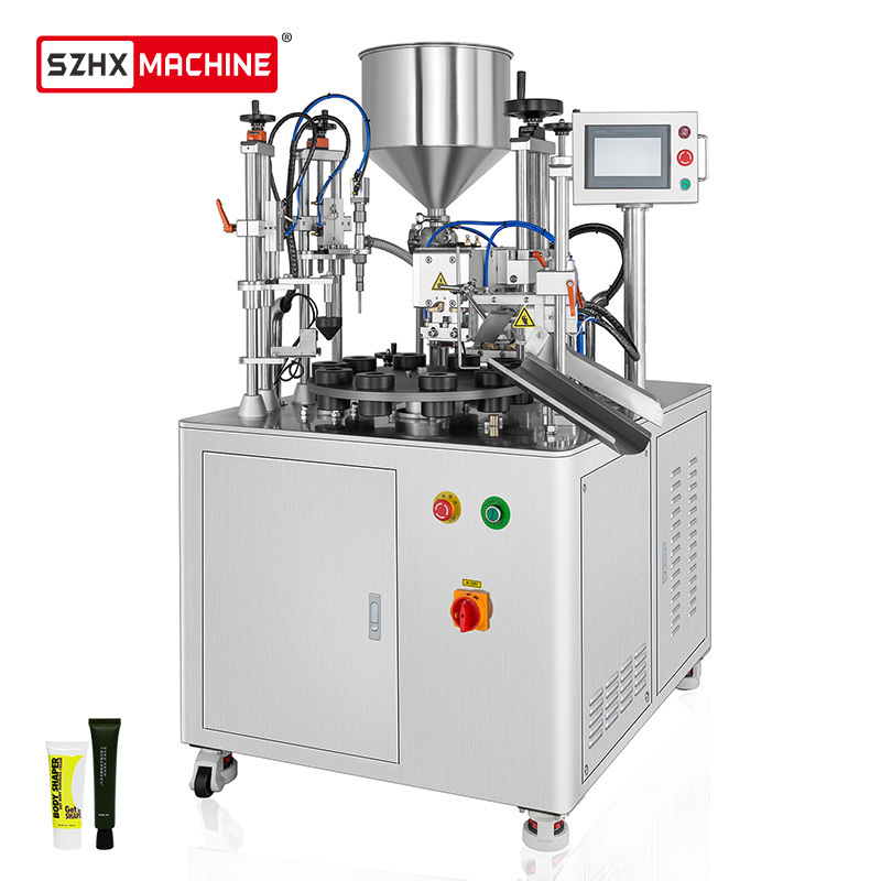 Ultrasonic Rotary Semi Automatic Tube Filling and Sealing Machine for Butter Shop