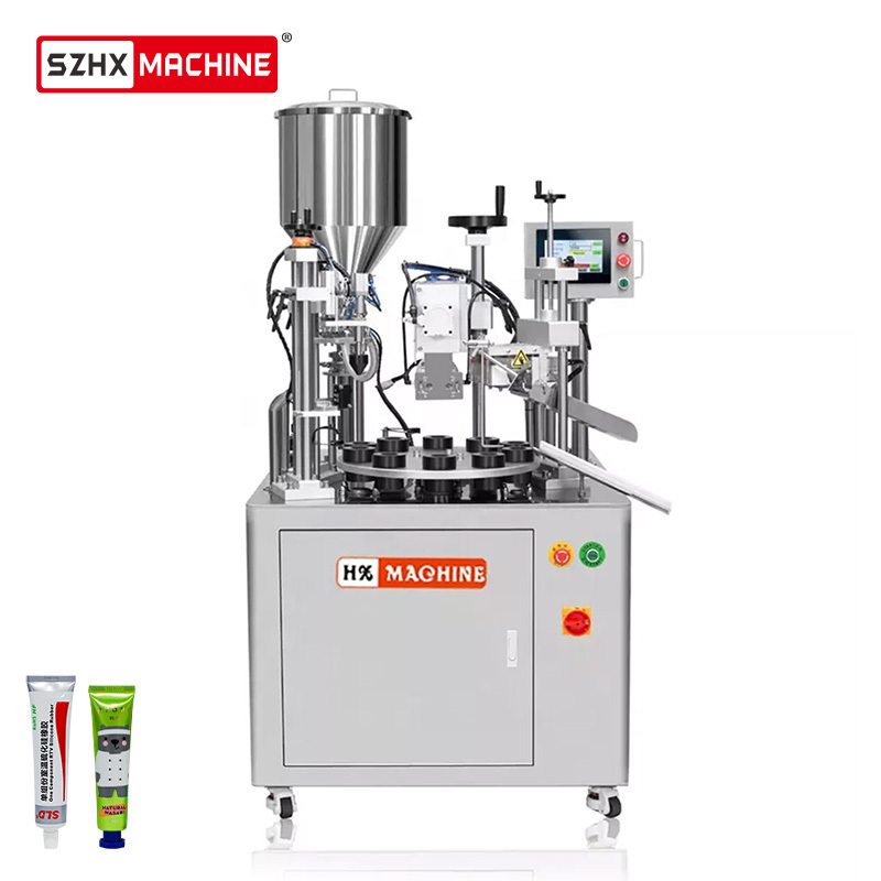 Ultrasonic Rotary Semi Automatic Tube Filling and Sealing Machine for Butter Shop