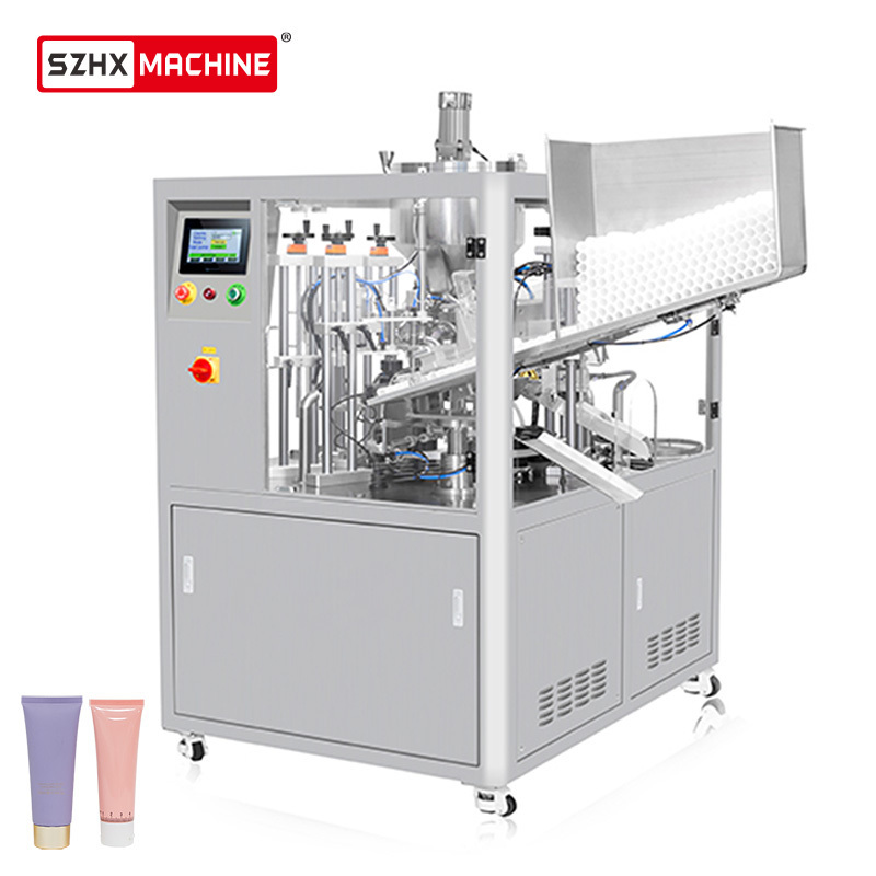 Cosmetic Cream Tube Filling Machine with Machinery Test Report Provided