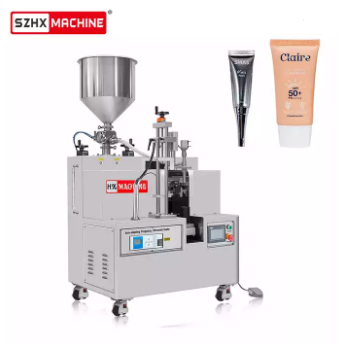 Ultrasonic Rotary Semi Automatic Tube Filling and Sealing Machine for Butter Shop