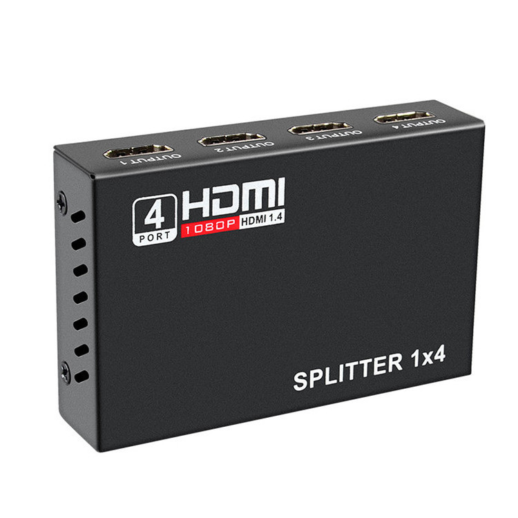 Full HD Video Commutator Switcher 1 X4 Splitter