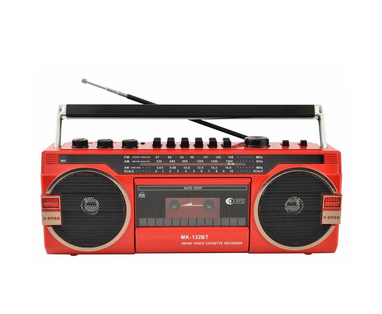 retro tape wireless radio portable radio cassette player stereo multifunctional recorder radio