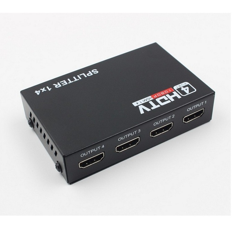 Full HD Video Commutator Switcher 1 X4 Splitter